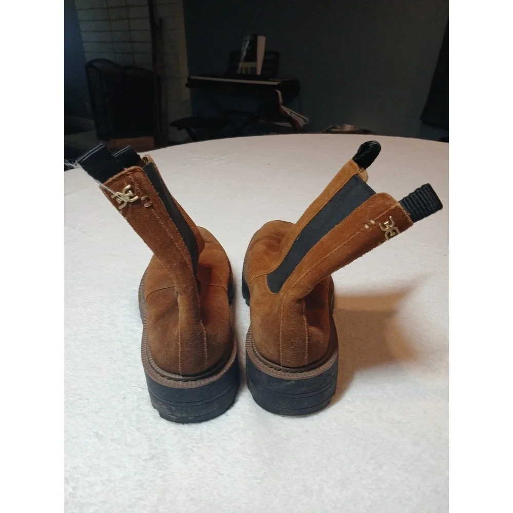 Sam Edelman Laguna‎ Frontier Brown Suede Chelsea Boots H26800L203 Size 7.5 M